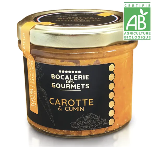 Bocalerie des Gourmets                                Tartinable de légume Carotte & cumin - Bio