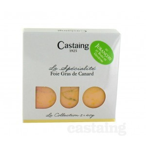 CASTAING 1920                                                        Duo Foie Gras entier mi cuit 2X40g