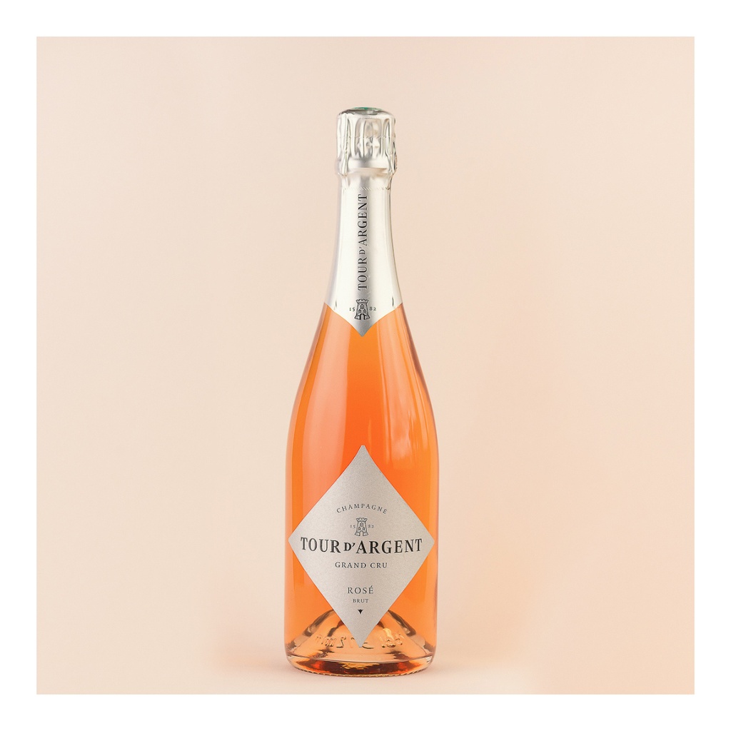 Champagne grand cru rose