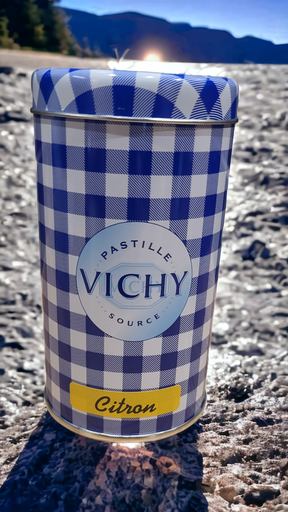 Boite Pastille VICHY citron