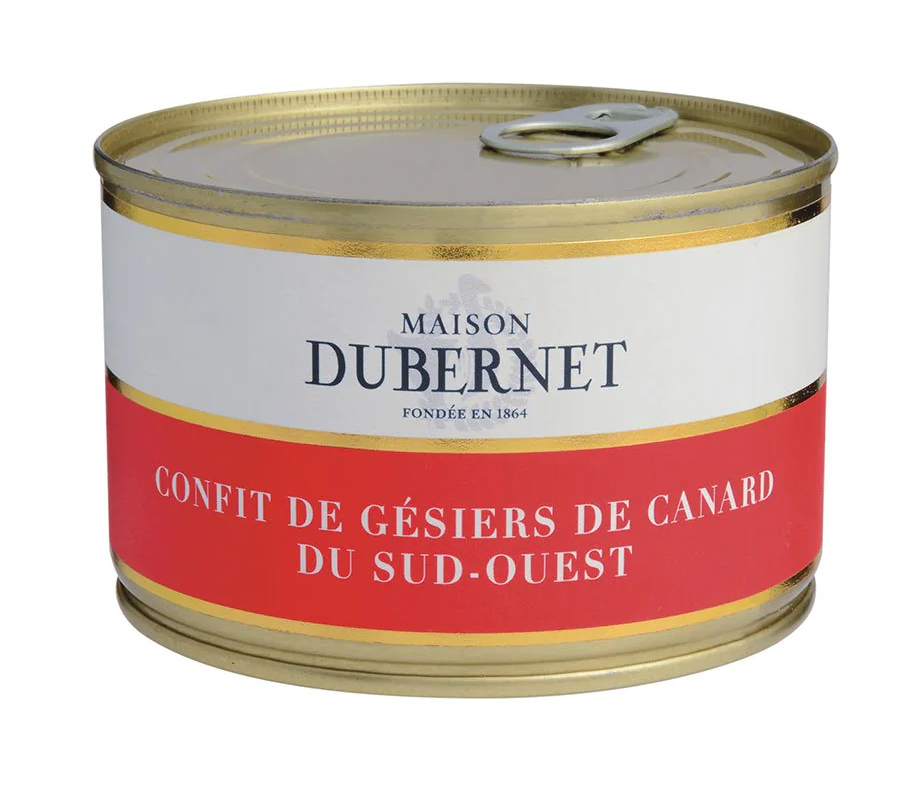 DUBERNET 
Gésiers de canard confits 390g