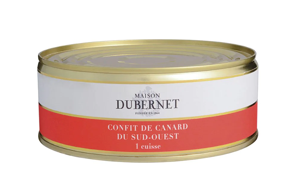 DUBERNET 
Confit de canard 3 Cuisses 