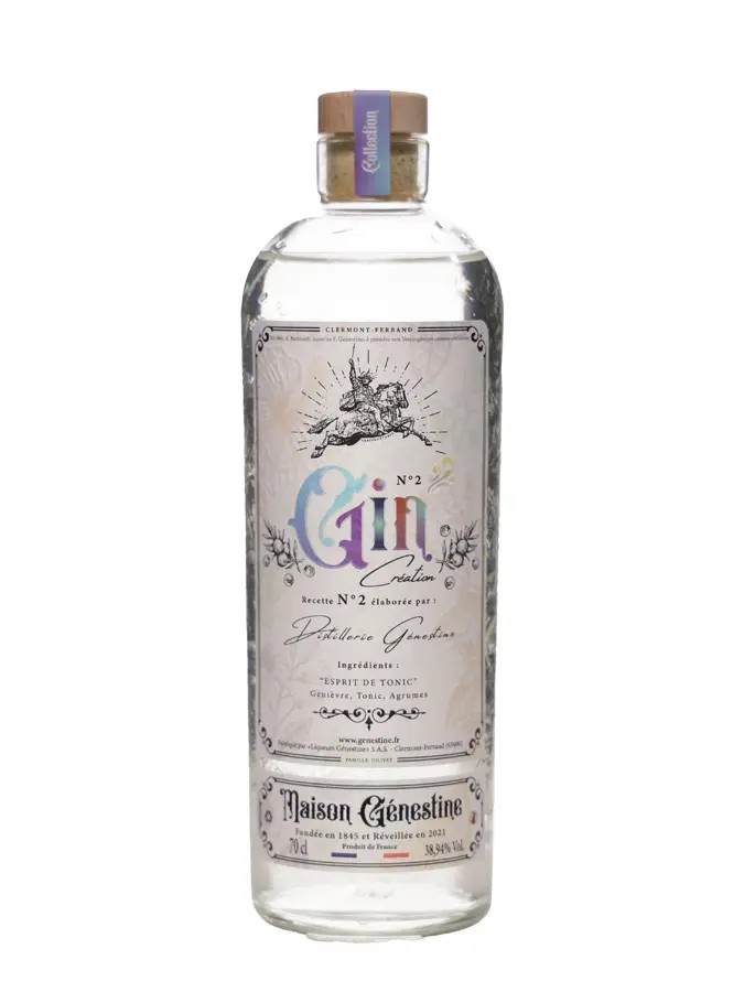  GIN NO2 ESPRIT DE TONIC DISTILLERIE GENESTINE 