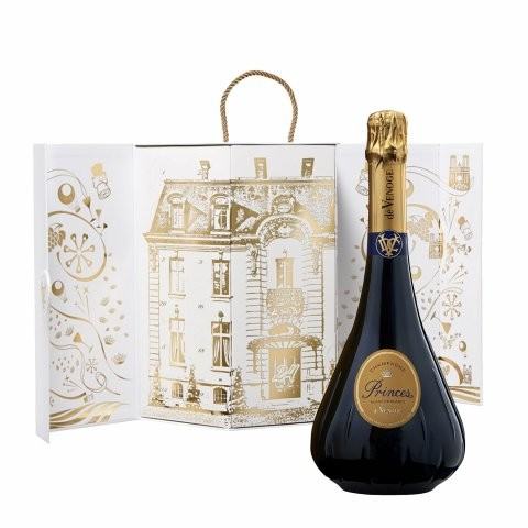 De Venoge Coffret Calendrier de l'Avent Blanc de NOIR | Bottle 75cl - 