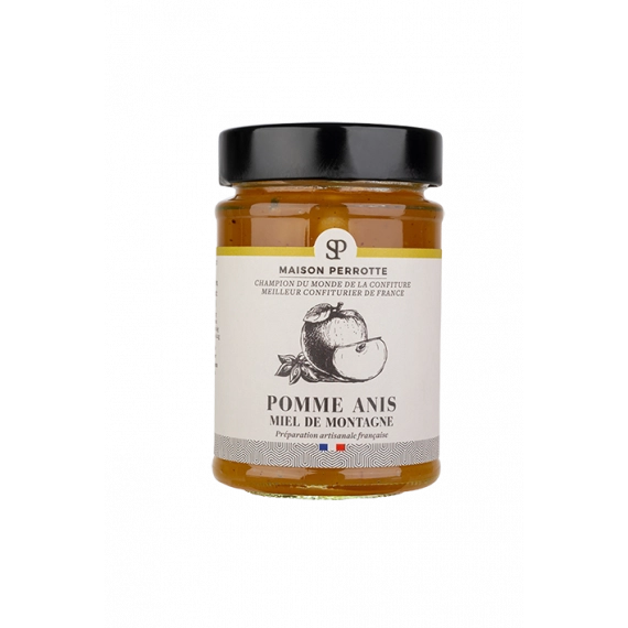 Perrotte confiture pomme anis  miel