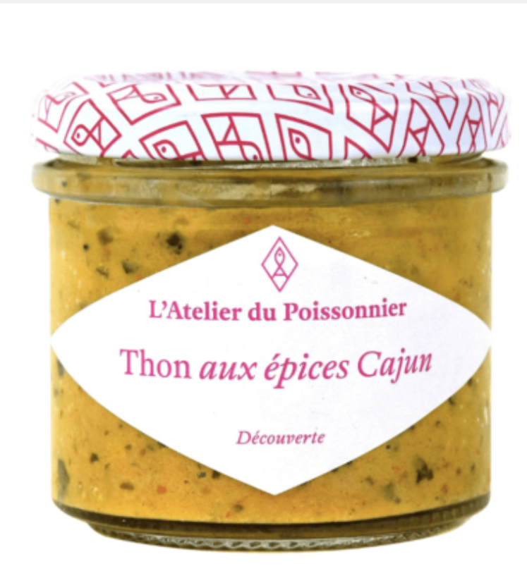 L'Atelier du Poissonnier - Rillettes de Thon Albacore aux épices cajun- ( découverte) 90g                              