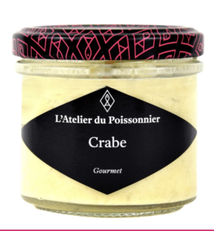 Atelier du Poissonnier -  Rillettes de crabe- Gourmet 90g