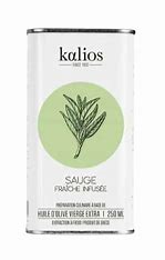 Huile d’olive à la sauge 250 ml -Kalios-