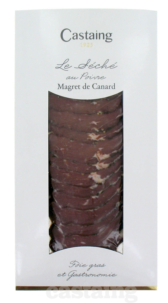 CASTAING                                                             Magret de canard fumé tranché 90g